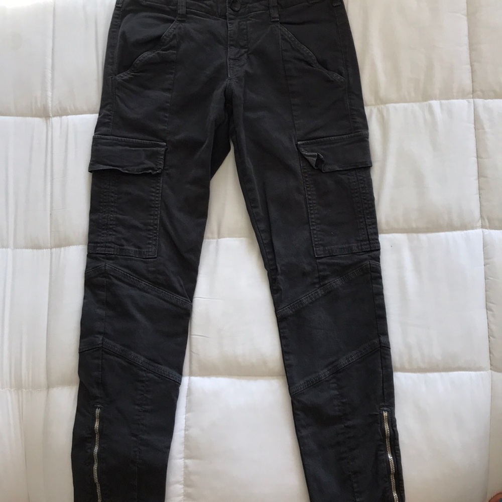 J brand gray cargo pants